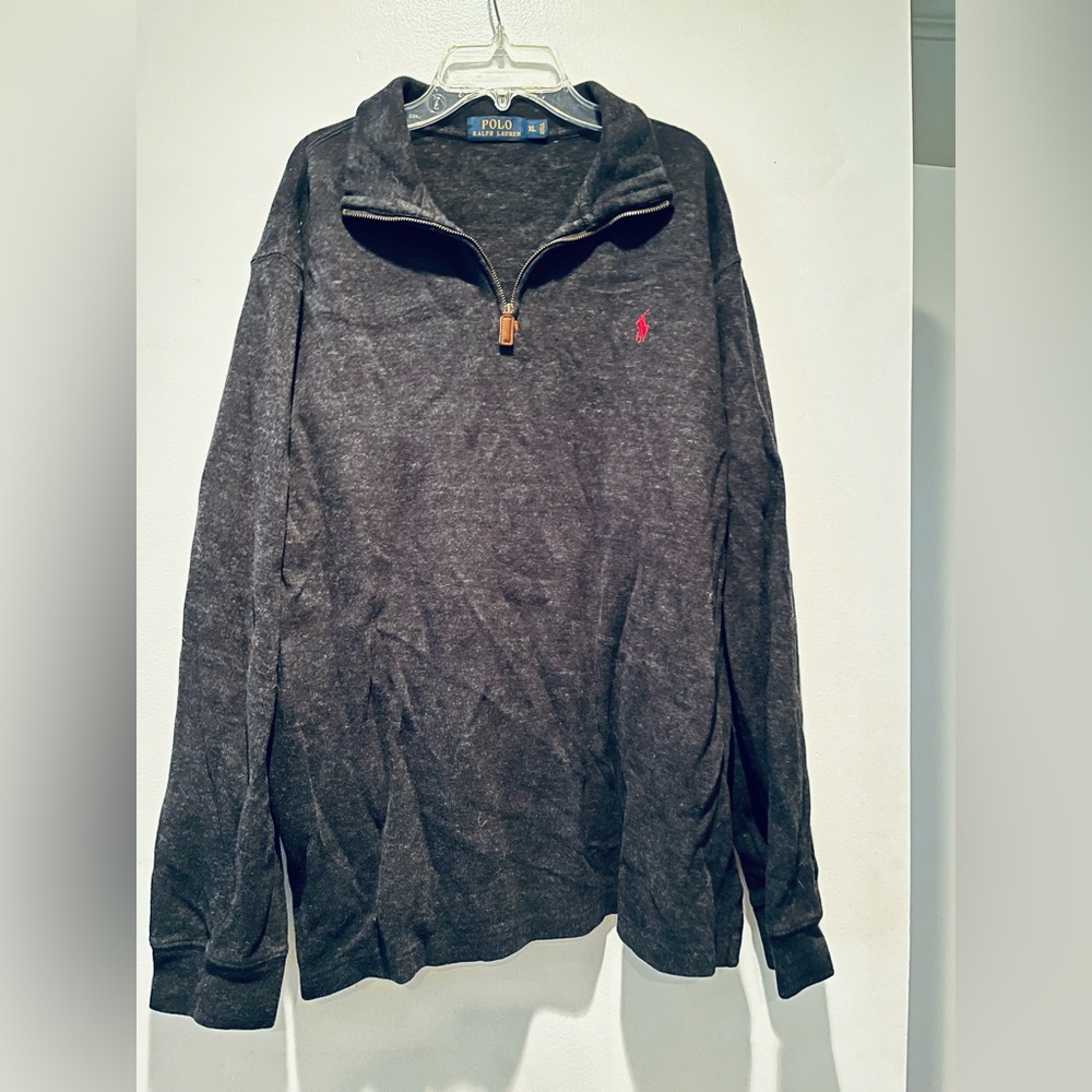 Ralph Lauren XL Polo pullover Charcoal. Great condition!